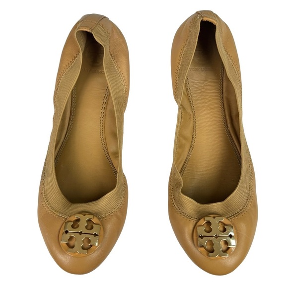 Tory Burch Claire Elastic Travel Ballet Shoes Size 6 - Picture 4 of 13